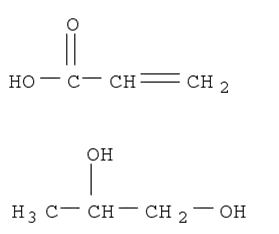Molecular Structure of 25584-83-2 (Hydroxypropyl acrylate)